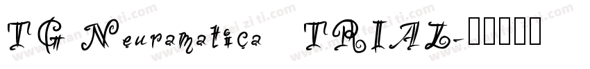 TG Neuramatica   TRIAL字体转换